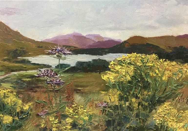 Highlands 40x50 cm oil on canvas Painting by Galyna Petrova