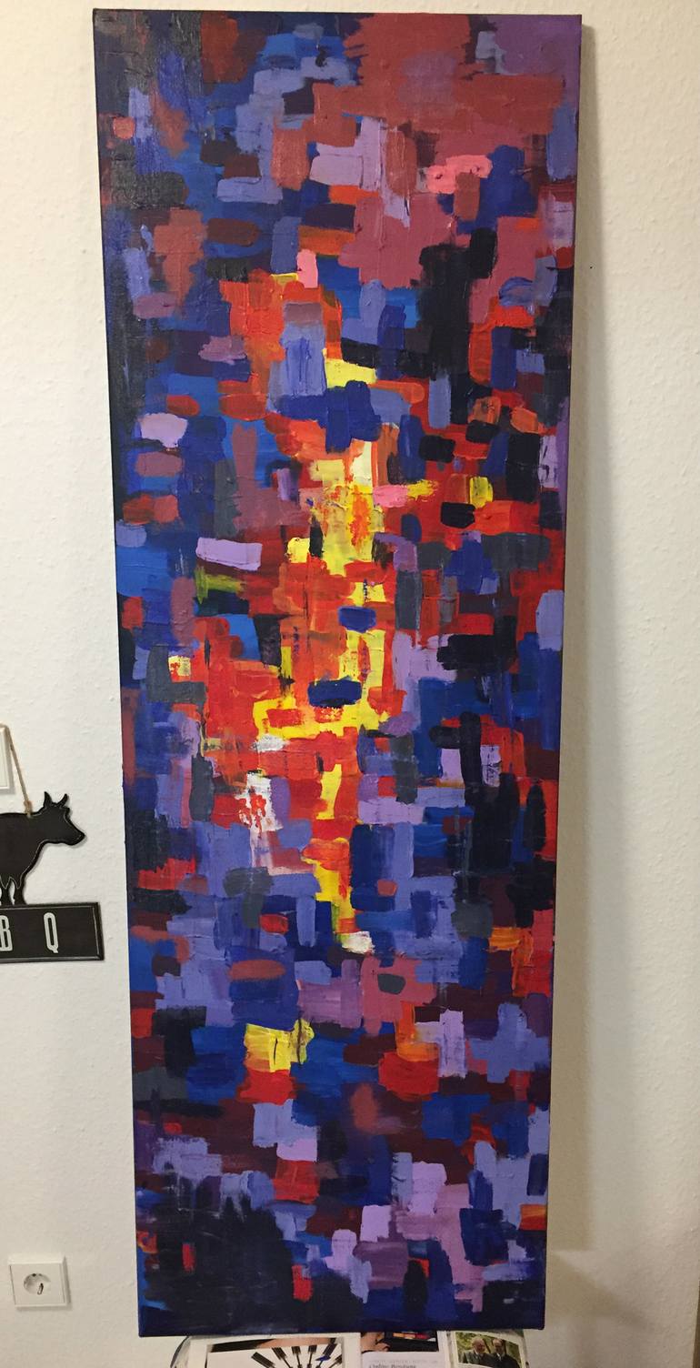 Original Abstract Painting by Bruno Branski