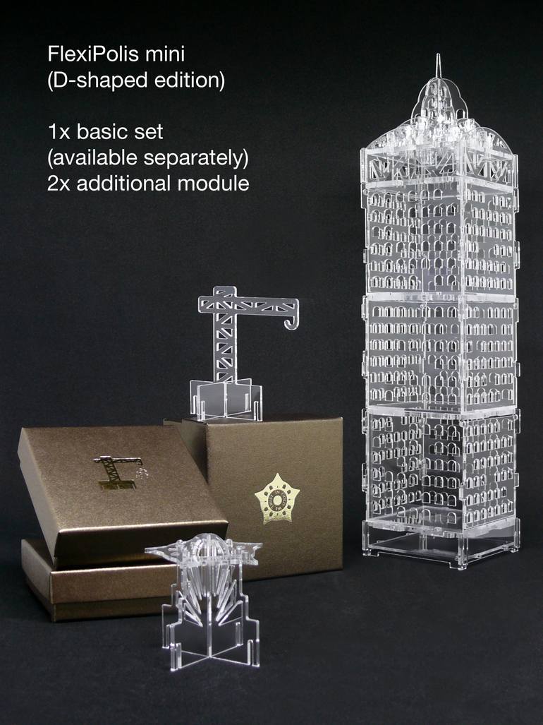 Original Art Deco Architecture Sculpture by Tobias Zaft