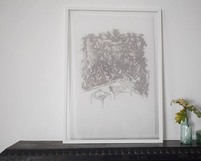 Original Fine Art Garden Drawing by Neringa Dastoor