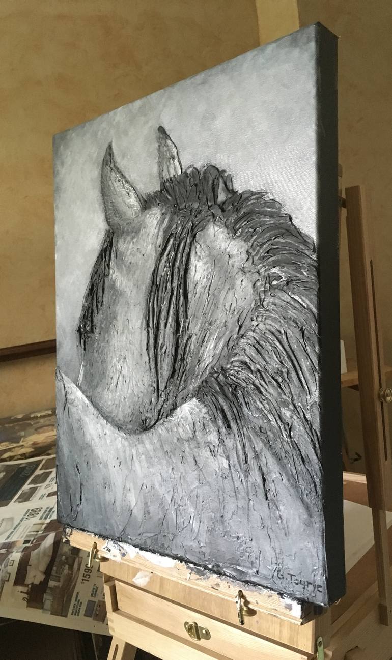 Original Horse Painting by Ginny Togrye