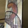 Sculptural Painting Spiral Staircase Angle