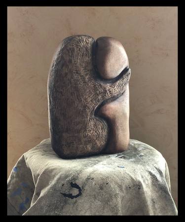 Original Abstract People Sculpture by Ginny Togrye