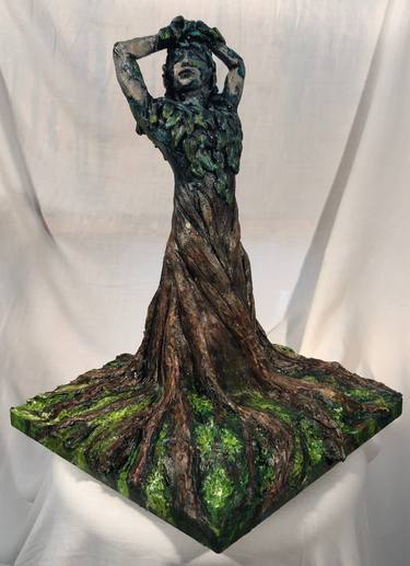 Original Figurative People Sculpture by Ginny Togrye
