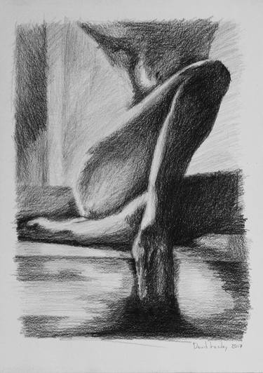 Original Fine Art Nude Drawings by Aleop Tur Garma