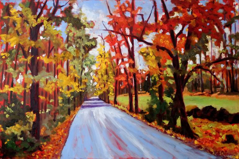 Print of Expressionism Landscape Paintings by Rick Osborn