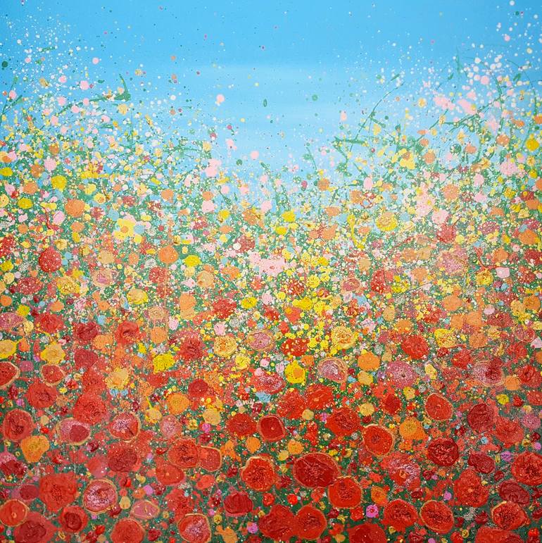 Autumn Artists Garden Painting by Alexandra Richardson | Saatchi Art