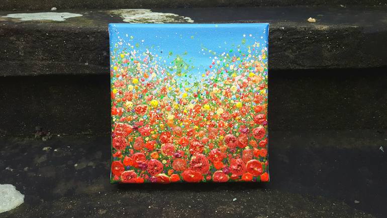 Original Abstract Floral Painting by Alexandra Richardson