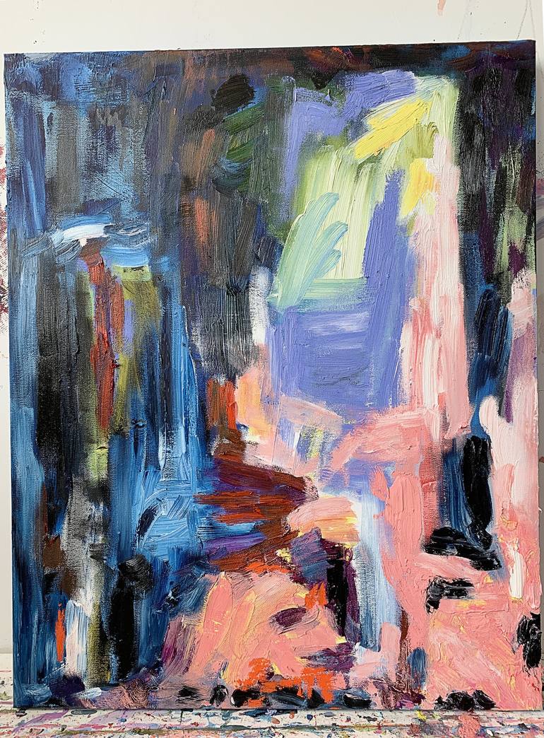 Original Abstract Expressionism Abstract Painting by Monica Shulman