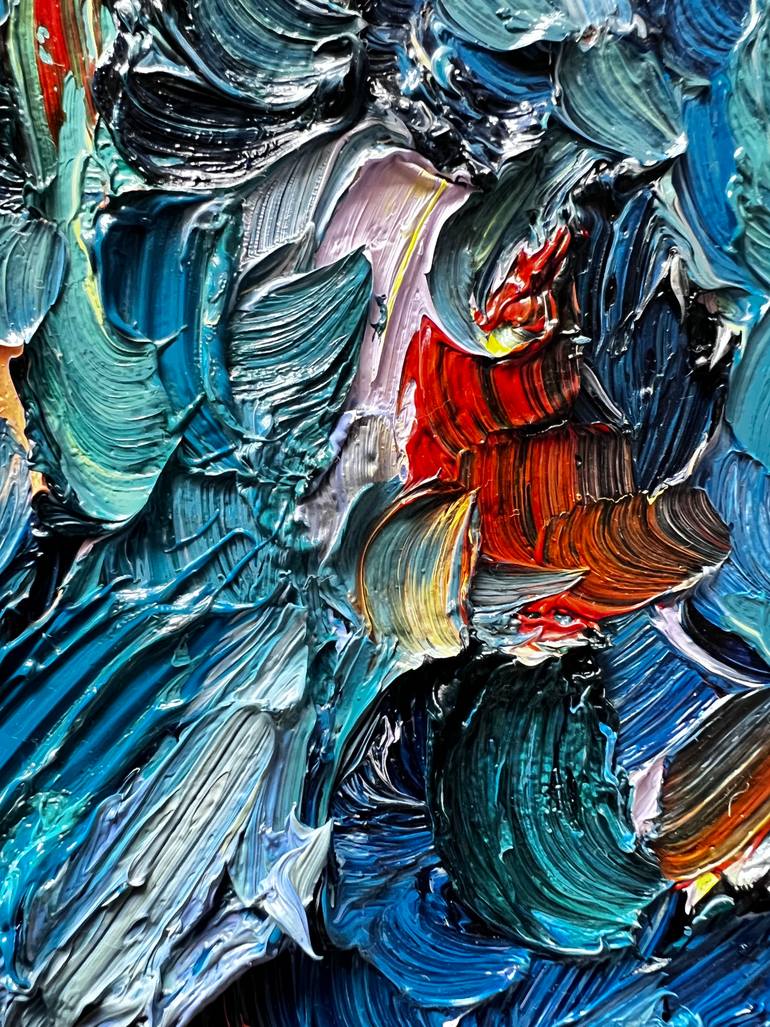Original Abstract Expressionism Abstract Painting by Monica Shulman
