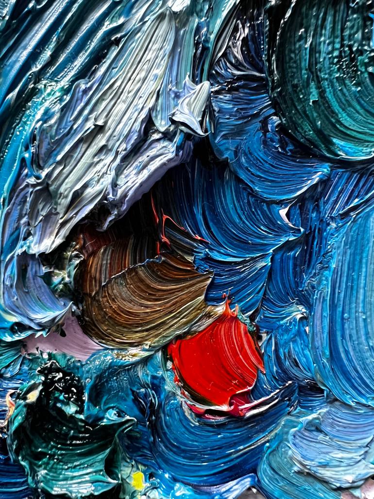 Original Abstract Expressionism Abstract Painting by Monica Shulman