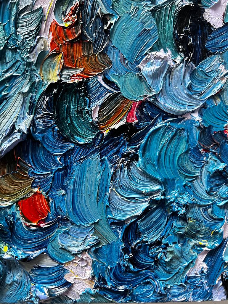 Original Abstract Expressionism Abstract Painting by Monica Shulman