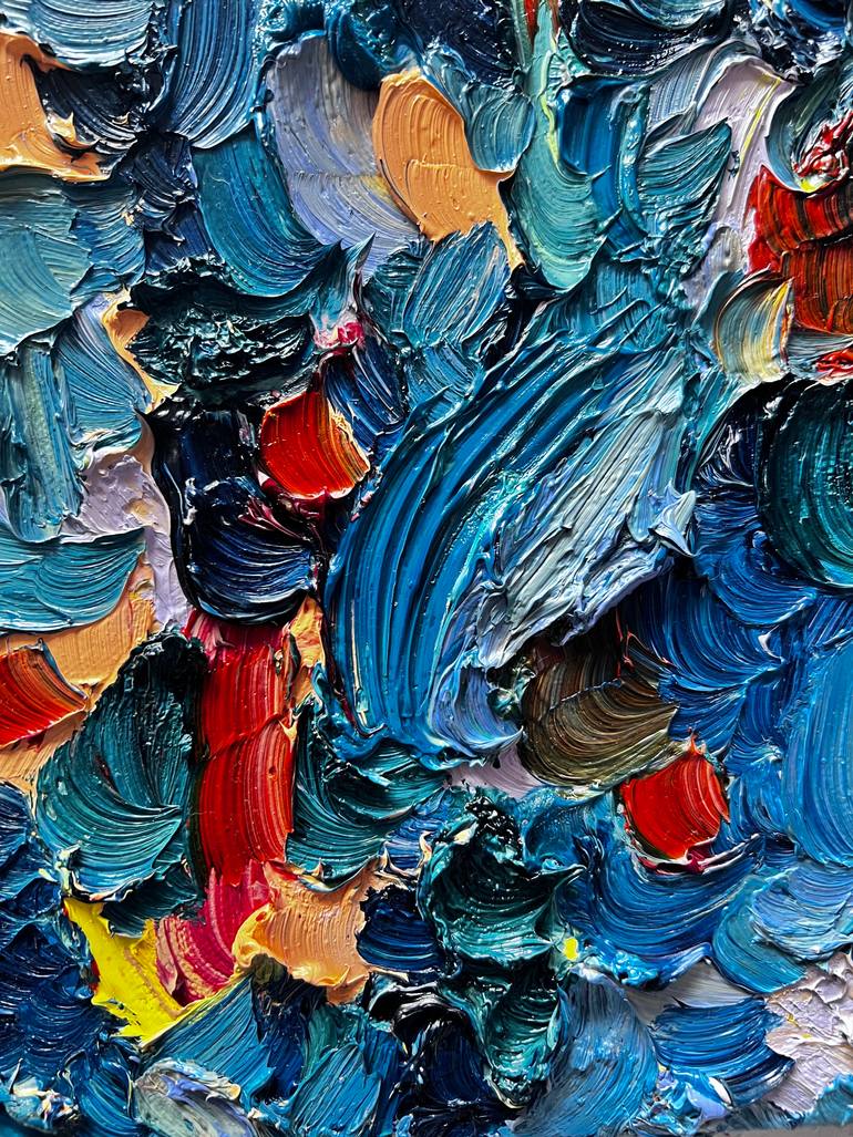 Original Abstract Expressionism Abstract Painting by Monica Shulman