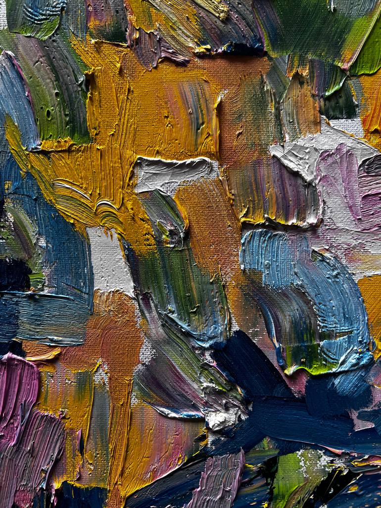 Original Abstract Expressionism Abstract Painting by Monica Shulman