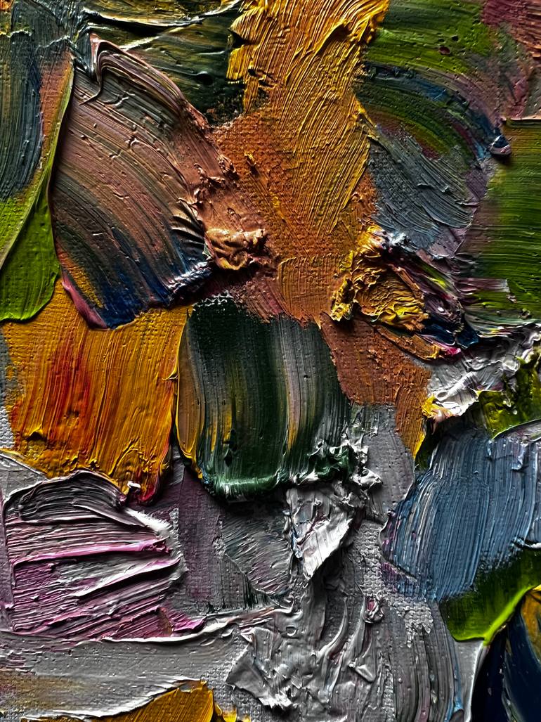 Original Abstract Expressionism Abstract Painting by Monica Shulman