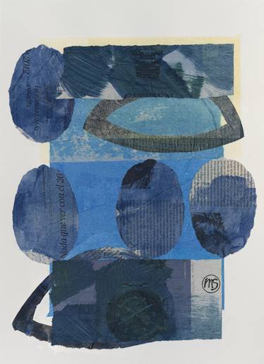 Print of Geometric Mixed Media by Marisu Solis