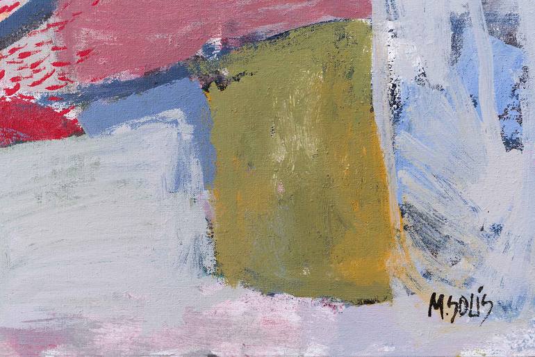 Original Abstract Expressionism Abstract Painting by Marisu Solis