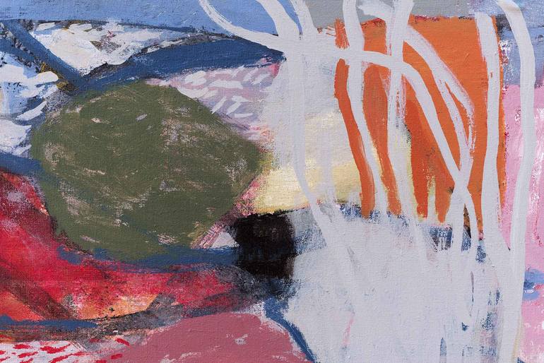 Original Abstract Expressionism Abstract Painting by Marisu Solis