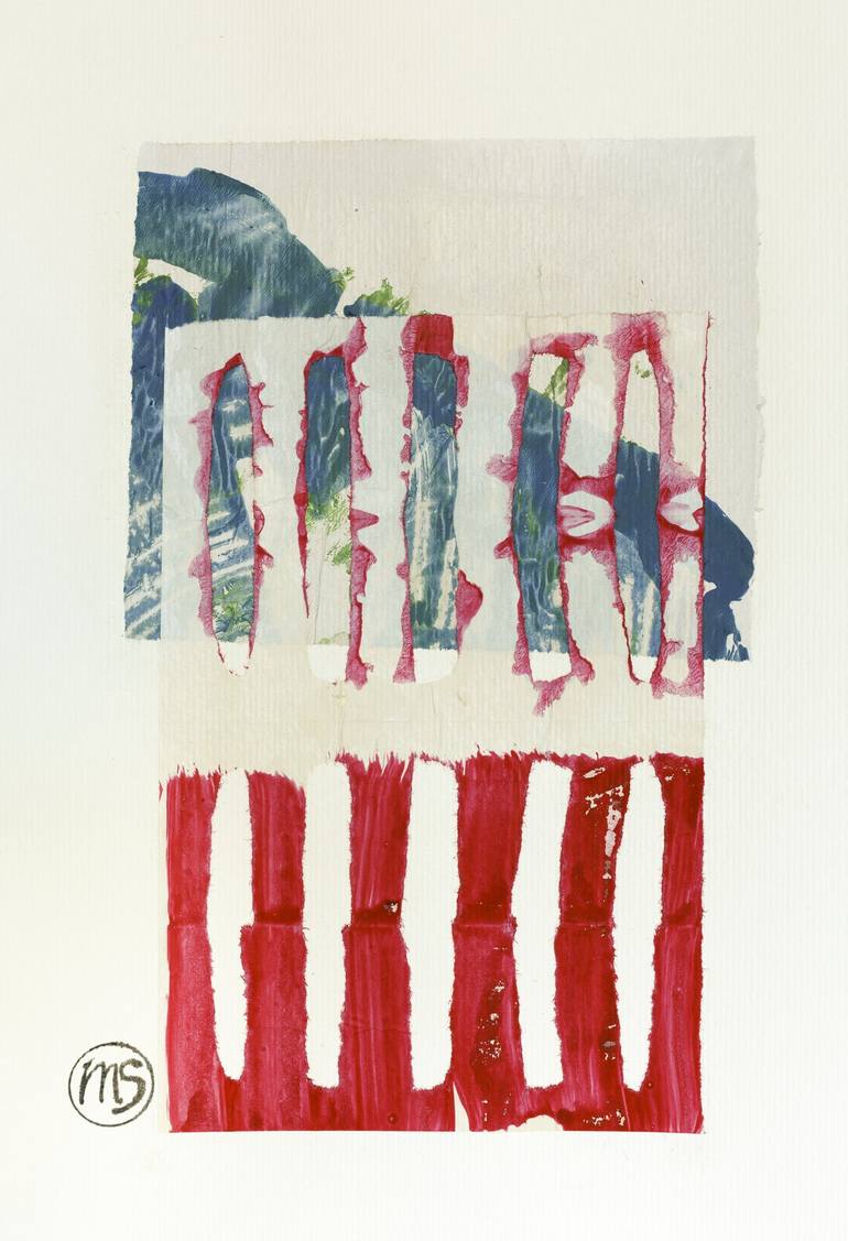 Print of Abstract Expressionism Abstract Collage by Marisu Solis