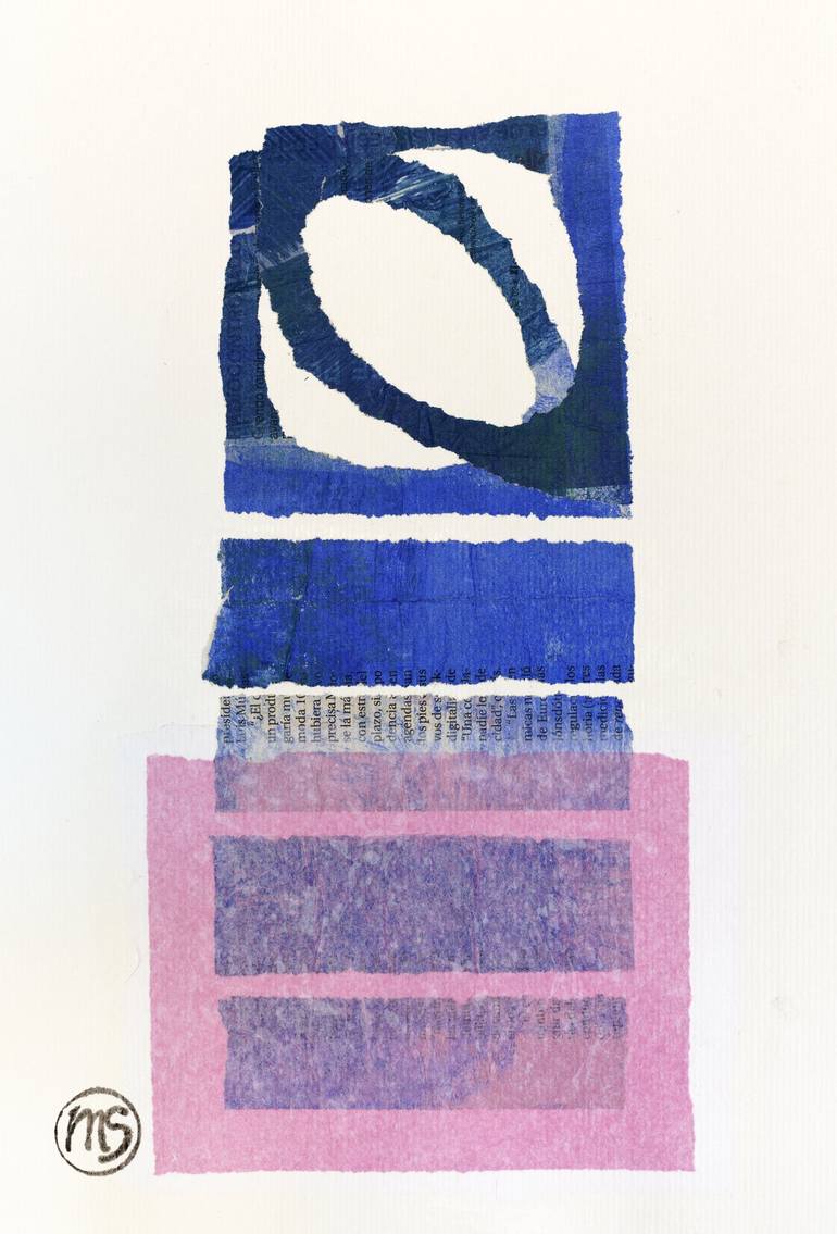 Print of Abstract Expressionism Abstract Collage by Marisu Solis