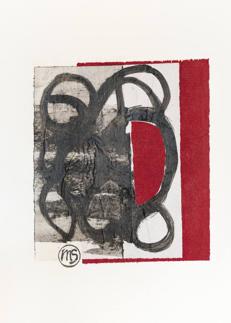 Print of Abstract Expressionism Abstract Collage by Marisu Solis