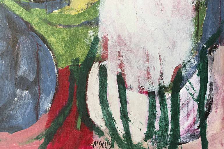 Original Abstract Expressionism Still Life Painting by Marisu Solis