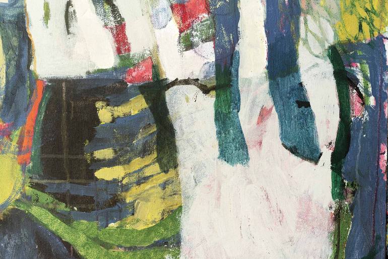 Original Abstract Expressionism Still Life Painting by Marisu Solis