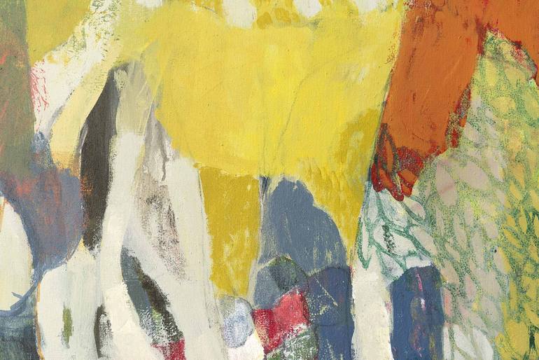 Original Abstract Expressionism Still Life Painting by Marisu Solis