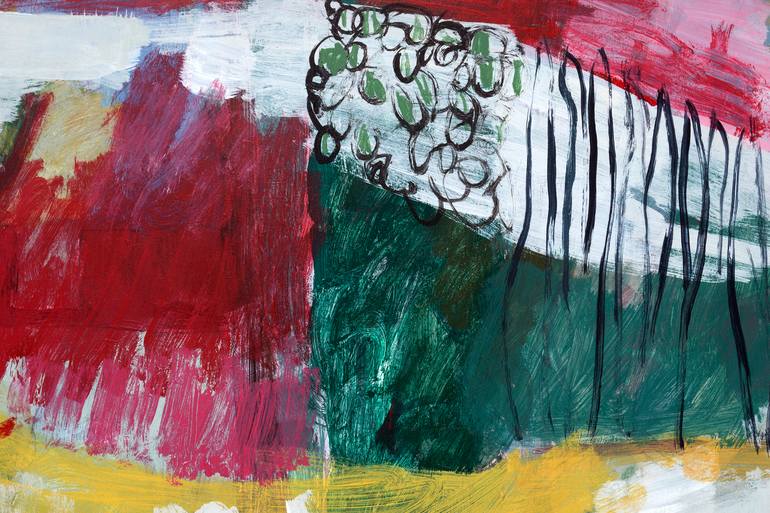 Original Abstract Landscape Painting by Marisu Solis