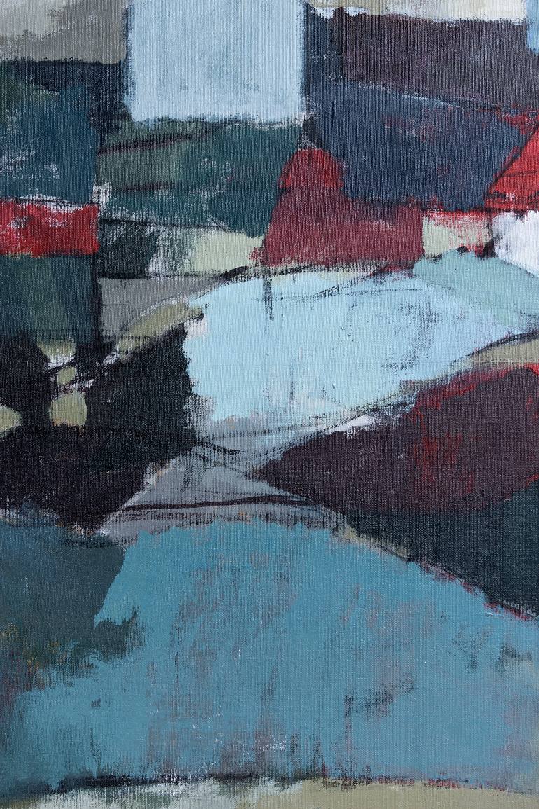 Original Abstract Landscape Painting by Marisu Solis