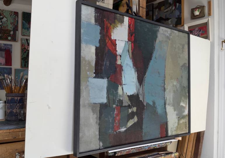 Original Abstract Landscape Painting by Marisu Solis