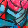 This work represents a woman with flowers. It is a new search that integrates the presence of the human figure in my landscape environments. I define myself as a colorist and my work is semi-abstract. I am very concerned about the composition and solving the painting in a very balanced way. I always have the recurrence to introduce organic elements of nature.