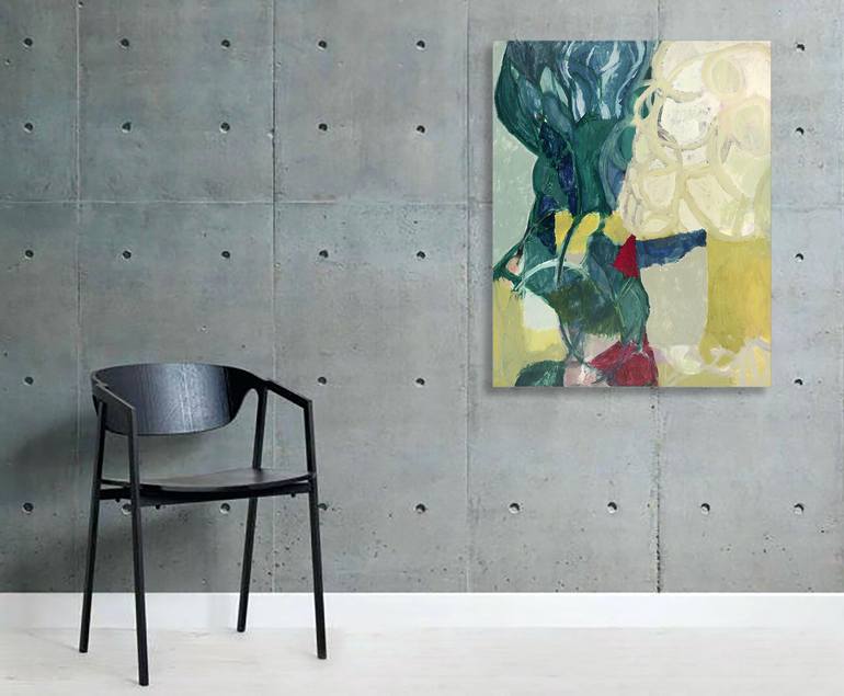 Original Abstract Expressionism Landscape Painting by Marisu Solis
