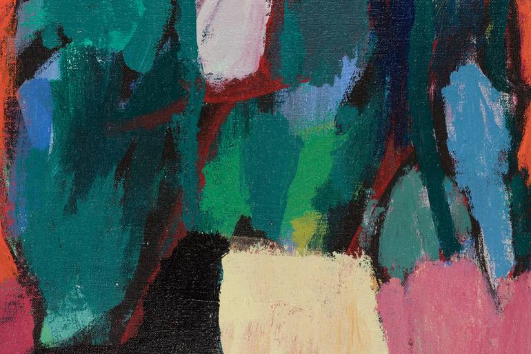 Original Abstract Landscape Painting by Marisu Solis