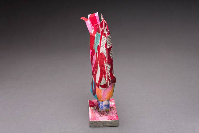 Original Abstract Landscape Sculpture by Marisu Solis