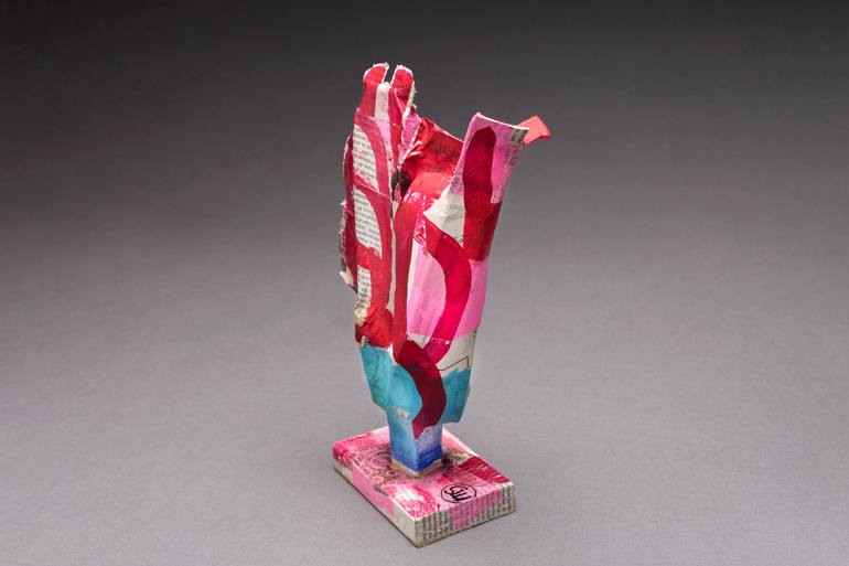 Original Abstract Landscape Sculpture by Marisu Solis