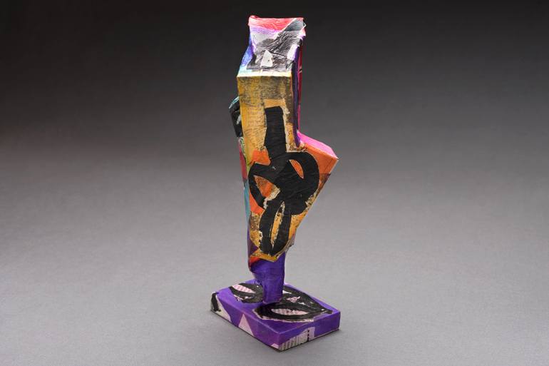 Original Abstract Landscape Sculpture by Marisu Solis