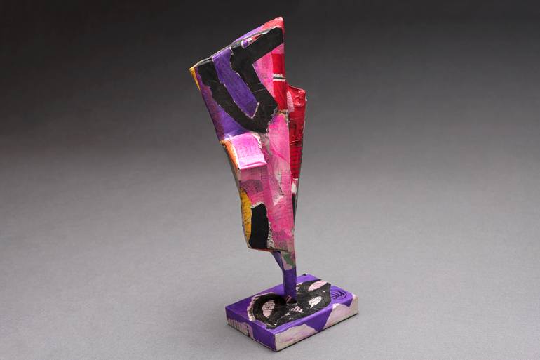 Original Abstract Landscape Sculpture by Marisu Solis