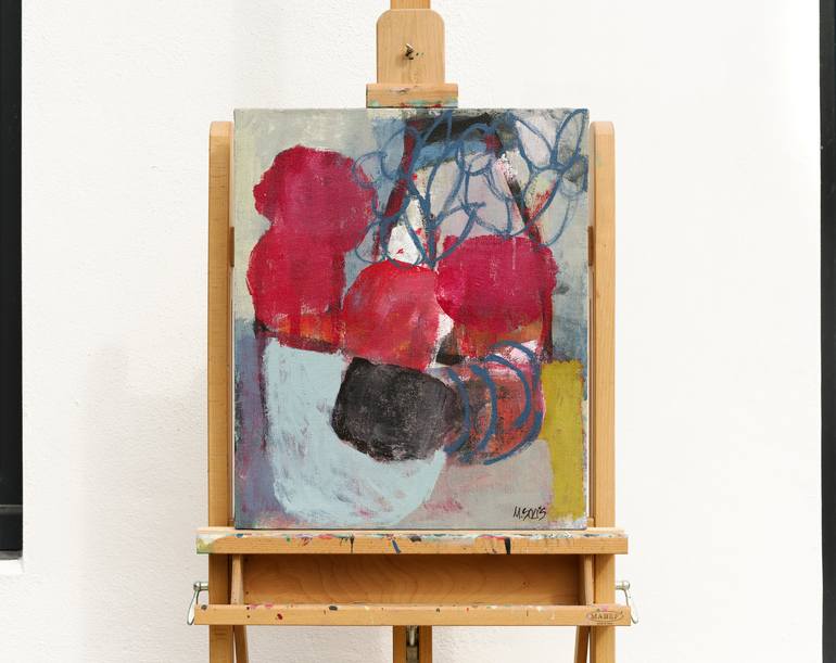 Original Abstract Expressionism Abstract Painting by Marisu Solis