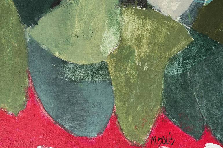Original Abstract Expressionism Abstract Painting by Marisu Solis