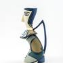This statuette is a contemporary ceramic art from Georgia and is a best and unique example from contemporary sculpture