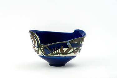 Large sculptural bowl by Otar Sharabidze thumb