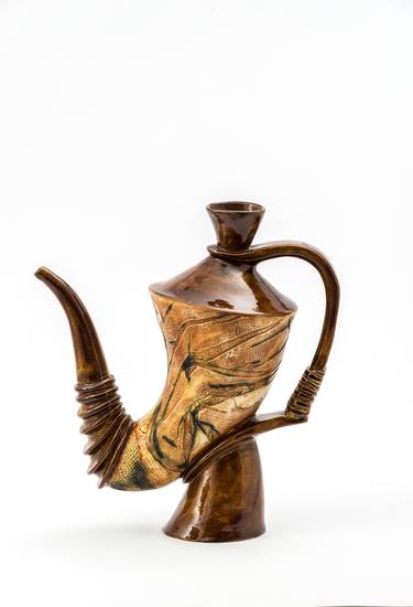 Sculptural pitcher by  Otar Sharabidze thumb