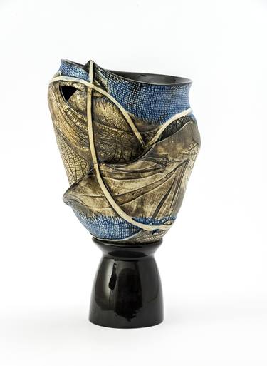 Large sculptural vase by Otar Sharabidze thumb