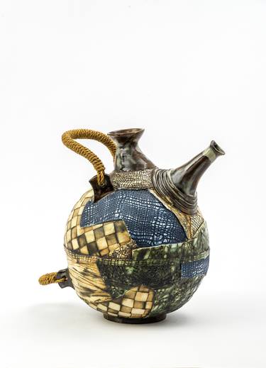 Large sculptural pitcher  wine by OtarSharabidze thumb