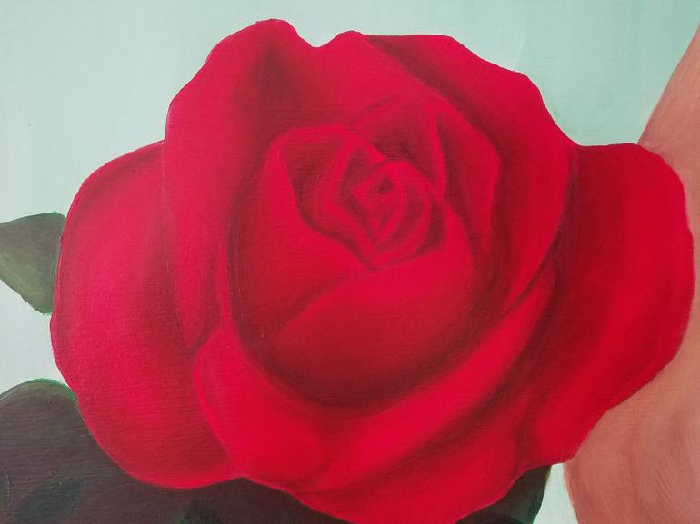 Original Realism Floral Painting by Susan Gromatsky