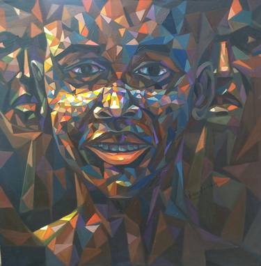Print of Geometric Paintings by Nzennaya Barry Ikechukwu