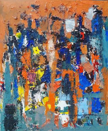 Print of Abstract Expressionism Abstract Paintings by Nzennaya Barry Ikechukwu