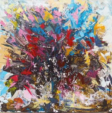 Print of Abstract Expressionism Abstract Paintings by Nzennaya Barry Ikechukwu
