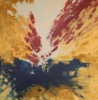 Original Fine Art Abstract Paintings by Christiane Schulze